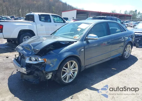 2007 Audi S4 4.2 z USA, uszkodzony, nr VIN WAUGL78E47A030571